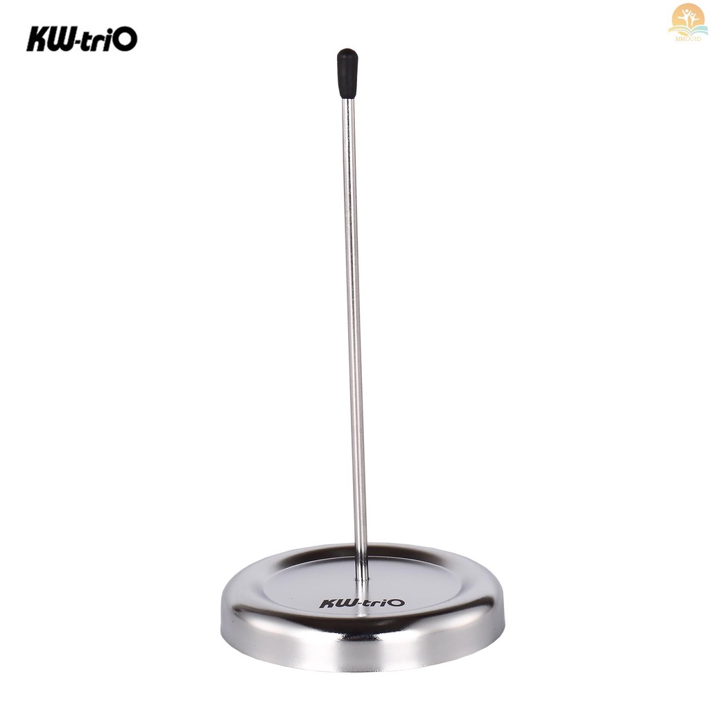 In Stock KW-trio All Metal Straight Rod Desk Receipt Holder Spike Stick Bill Notes Kertas Memo Garpu Periksa Spindel Tempat Tiket Restoran Dengan Penutup Pelindung