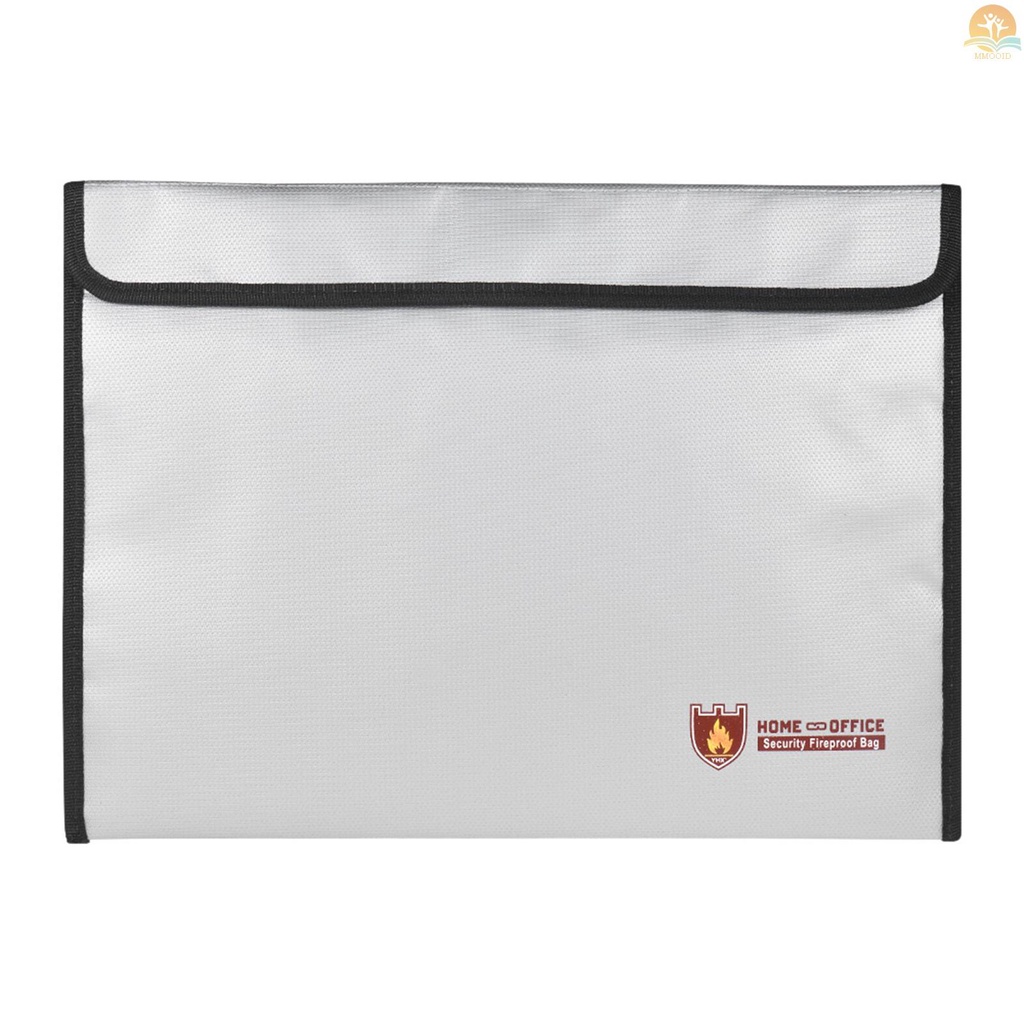 In Stock Tas Dokumen Tahan Api Berlapis Silikon Tahan Api Money File Folder Holder Organizer Penyimpanan Aman Untuk Kantor Rumah Kartu Bank Pasport Barang Berharga Jewlry Cash