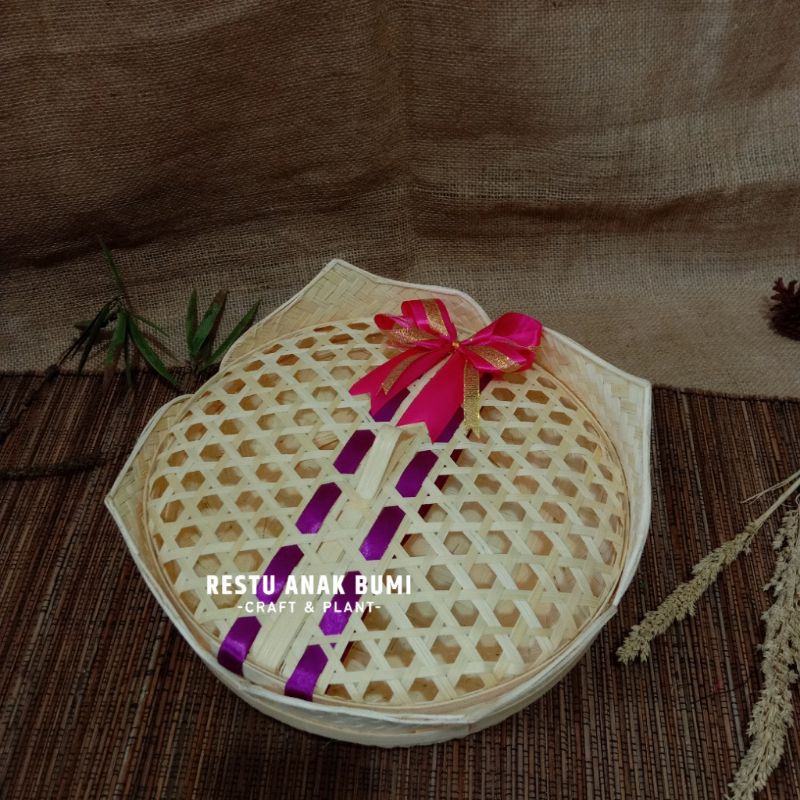 Teratai Dewi 30 - Keranjang Buah - Wadah Saji - Wadah Buah - Tempat Kue - Box Roti - Wadah Nasi - An
