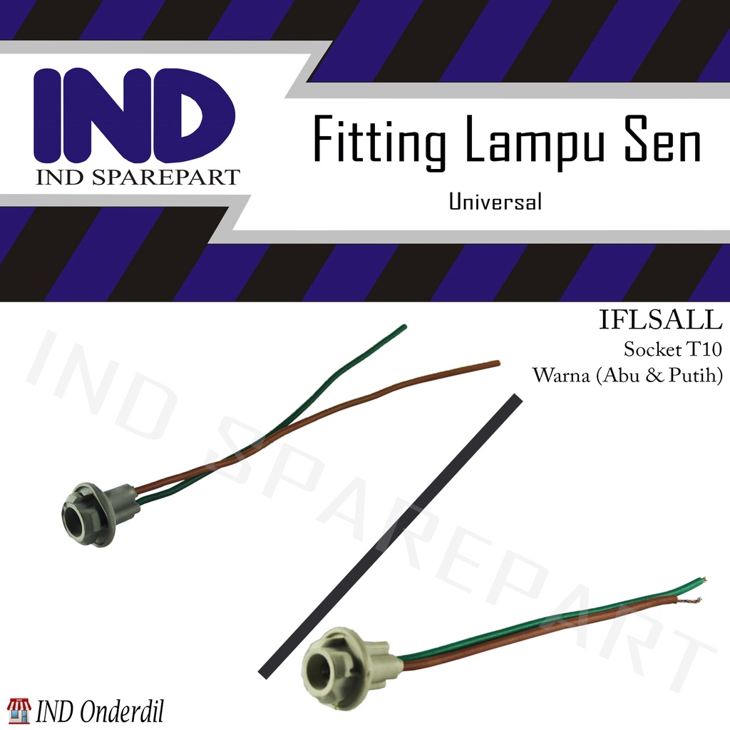 Fitting-Fiting-Piting-Pitting-Socket-Soket Lampu Sen-Sein Motor-Mobil