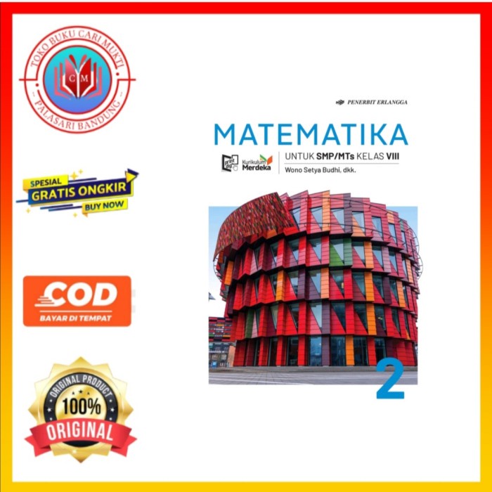

Erlangga Buku Matematika Untuk SMP/MTS Kelas 8 Kurikulum Merdeka