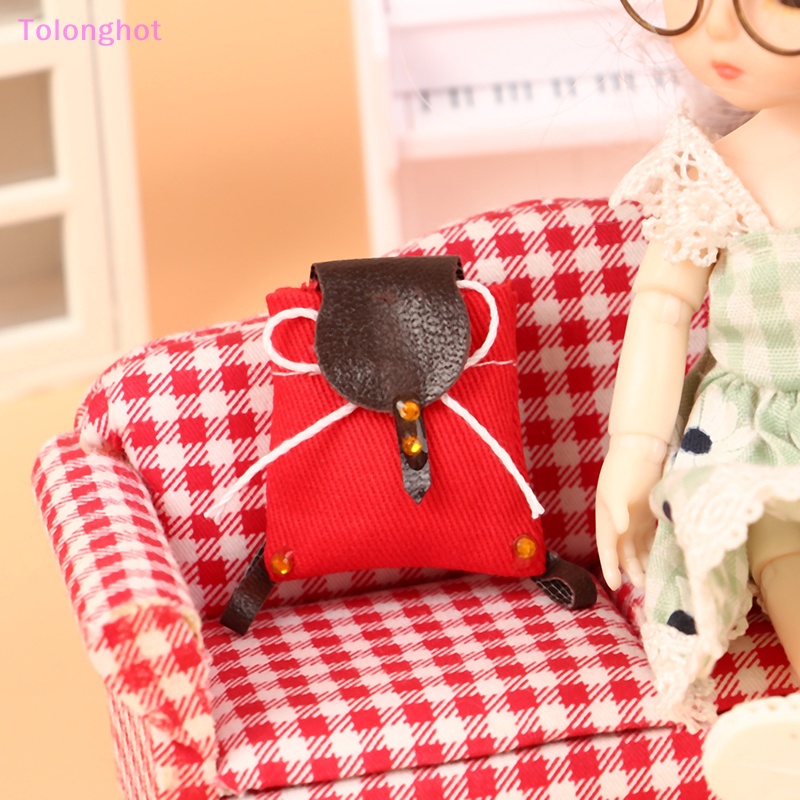 Tolonghot&gt;1:12rumah Boneka Miniatur Ransel Tas Sekolah Travel Case Boneka Dekorasi Aksesoris Anak Berpura-Pura Bermain Mainan Dengan Baik