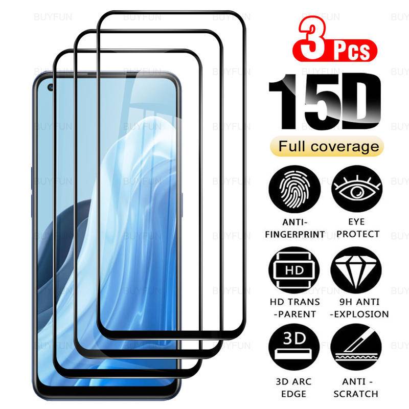 3pcs Kaca Pelindung Pengaman Untuk Realme X3s X3 Super Zoom V30t V30 V25 V23i V23 V21 V20 Tempered Film Untuk Realme X50 X7 X2 Pro X Lite V15 V13 V11s V11 V5 V3 U1 Z