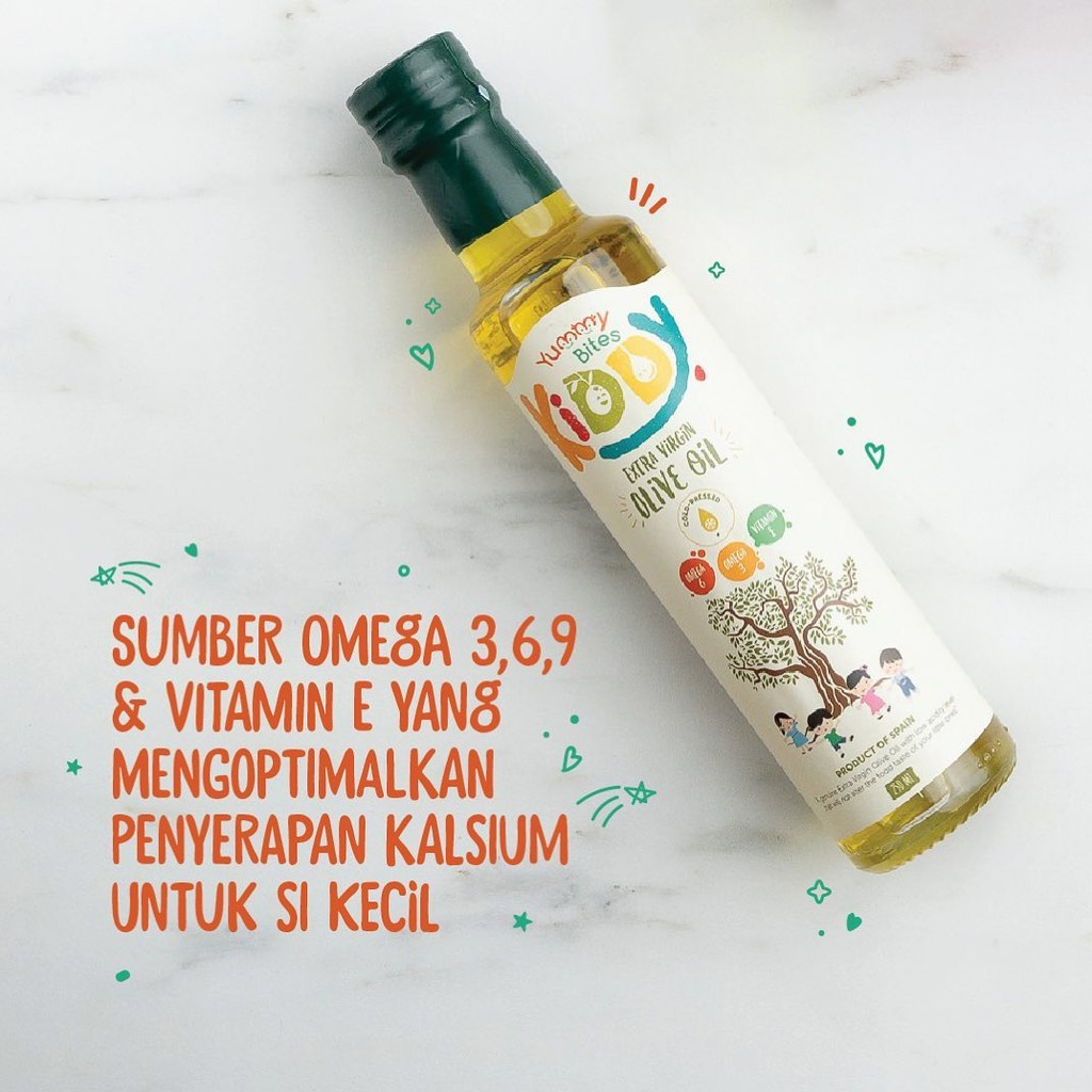

Yummy Bites Kiddy Extra Virgin Olive Oil / Minyak Zaitun PROMO GRATIS ONGKIR