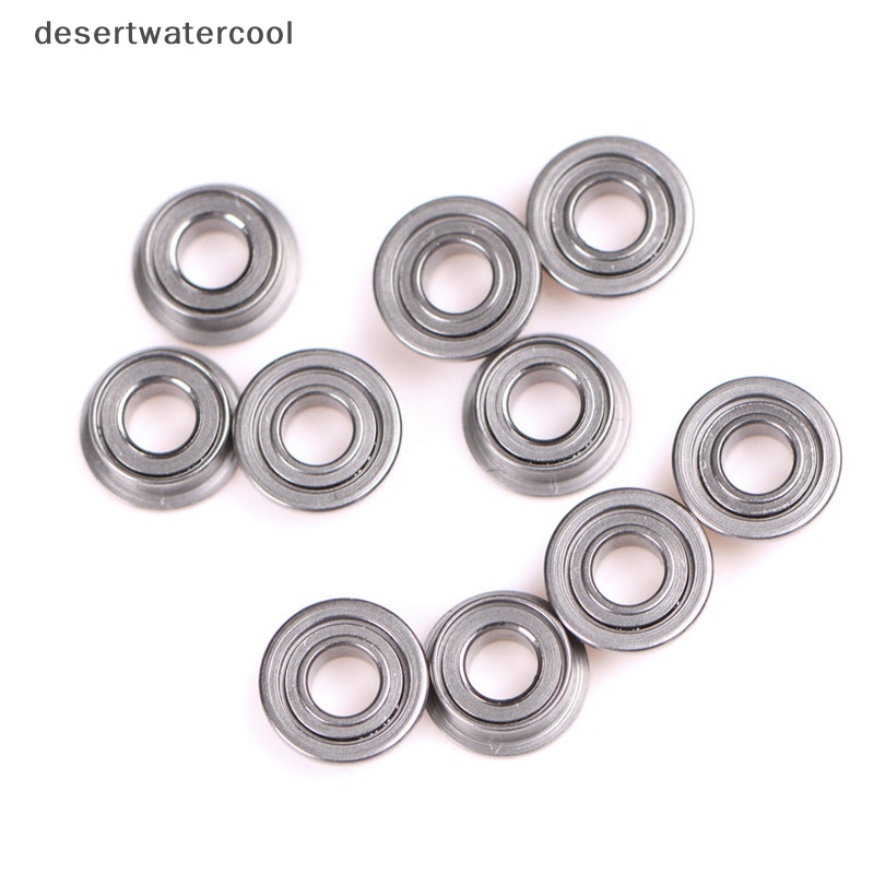 Deid 10PCS MF63zz Bantalan Bola Bergelang Ganda Logam Mini (3mmX6mmX2.5mm) Martijn