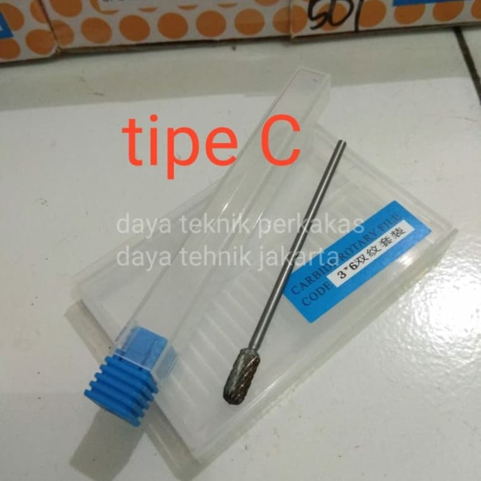 mata tuner long 3 x 6 tipe C - bor cuner panjang - mata porting motor tuner porting dtp