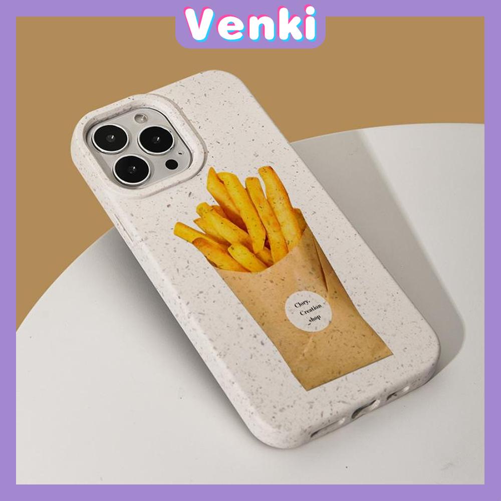 Venki - Untuk iPhone 11 Case Ramah Lingkungan Degradable Case Pelindung Halus Cangkang Gandum Keripik Besar Lezat Kompatibel dengan iPhone 14 Pro max 13 Pro max 12 Pro Max 11 xr xs max 7 8 Plus