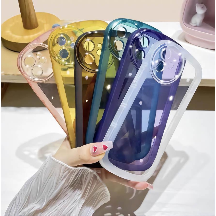 Case Pelindung Lensa Oval Macaron SAMSUNG A01/A01 CORE/A2 CORE/A02/A02S/A03/A03 CORE/A03S/A04/A04E/A