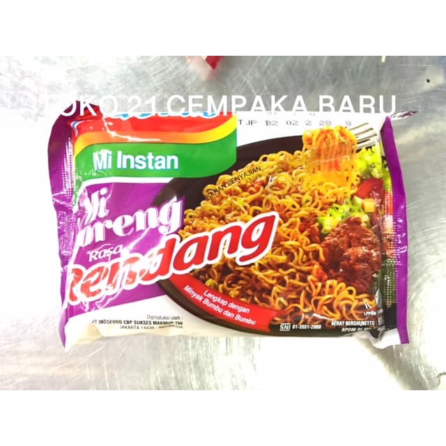 

Indomie MI GORENG rasa RENDANG 1 PCS | Indomi Mie Mi Goreng Sapi Promo