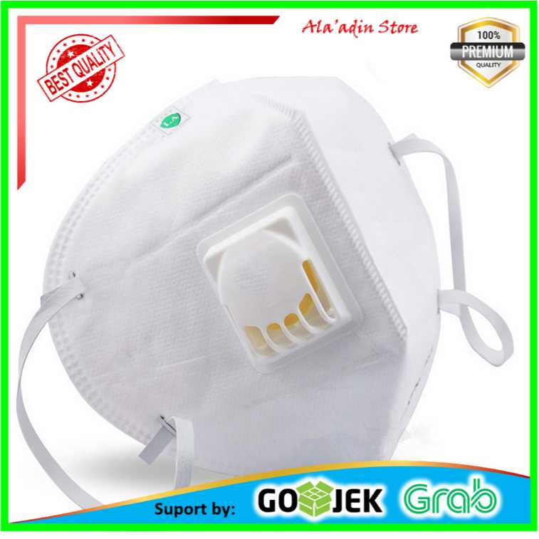 3D Masker Filter Udara Anti Polusi Respirator N95 - 9001V