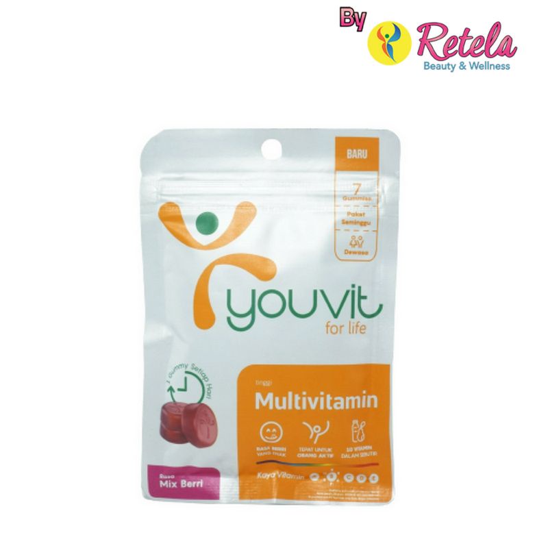 Youvit Multivitamin Dewasa 1 Box 6 Sachet