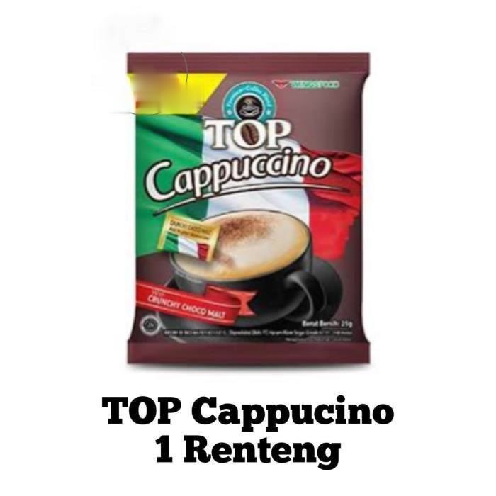 

Top Coffee Kopi Instan Cappucino 1 renteng renceng isi 15 sachet cappucino kopi instan