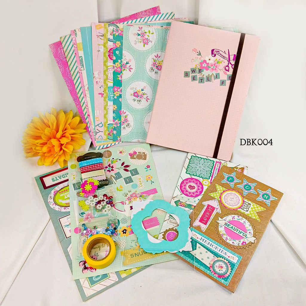 

Journaling Bujo Kit Dekorasi Notebook Paper Premium DBK004