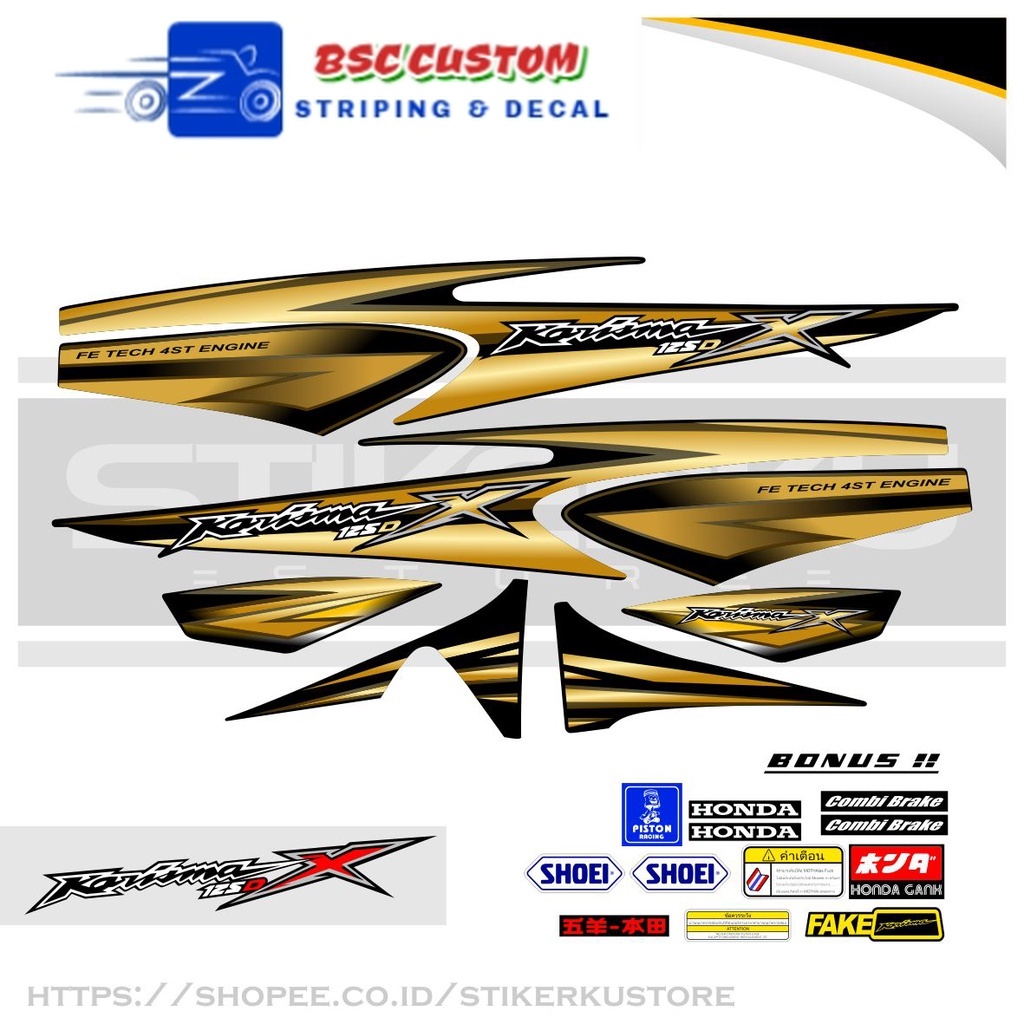 STRIPING KARISMA 125 D / STIKER KARISMA 125 D / STICKER KARISMA 125 D / SETIKER KARISMA 125 D / STIP