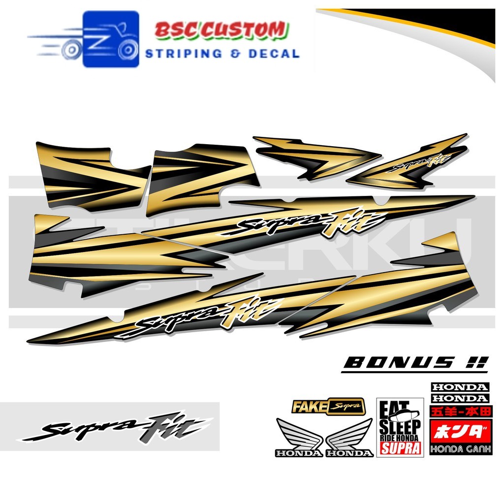 STRIPING SUPRA FIT LAMA / OLD / STIKER SUPRA FIT/ STICKER SUPRA FIT LAMA / LIST SUPRA FIT