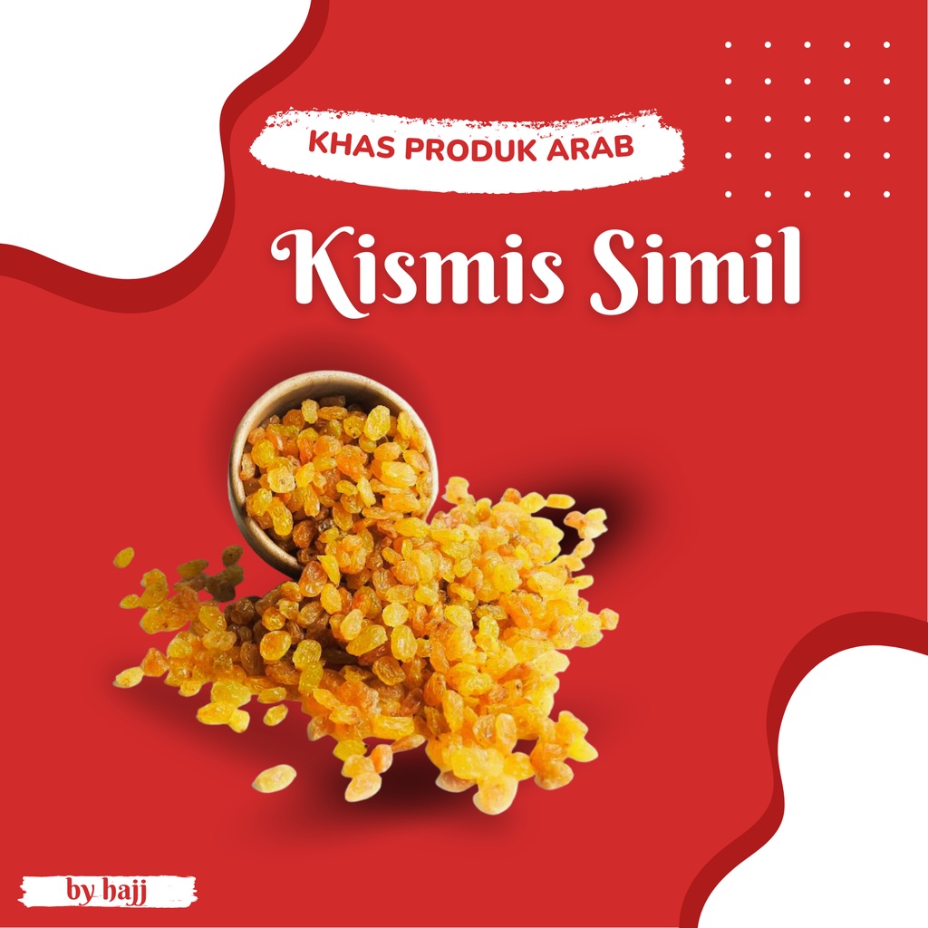 

Kismis Simil Premium Raisins Fresh Enak Asam Manis Mutiara Khas Arab Oleh-oleh Haji Umrah