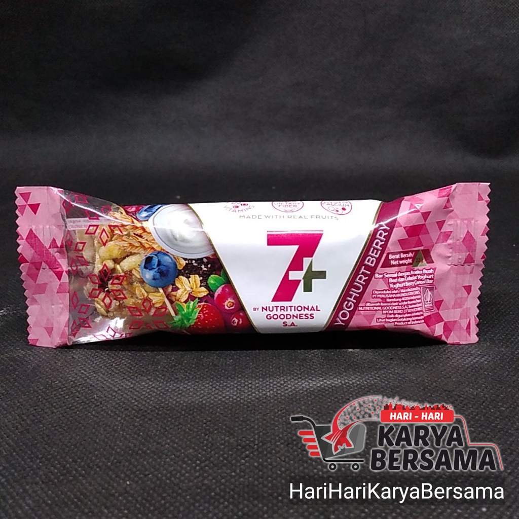 

MAKANAN RINGAN SNACK SEREAL 7+ YOGHURT BERRY CEREAL BAR 22GR