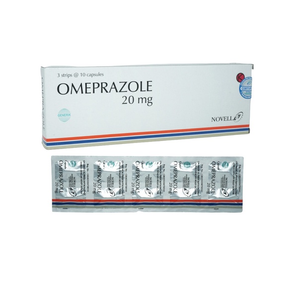 OMEPRAZOLE 20MG STRIP 10 KAPSUL