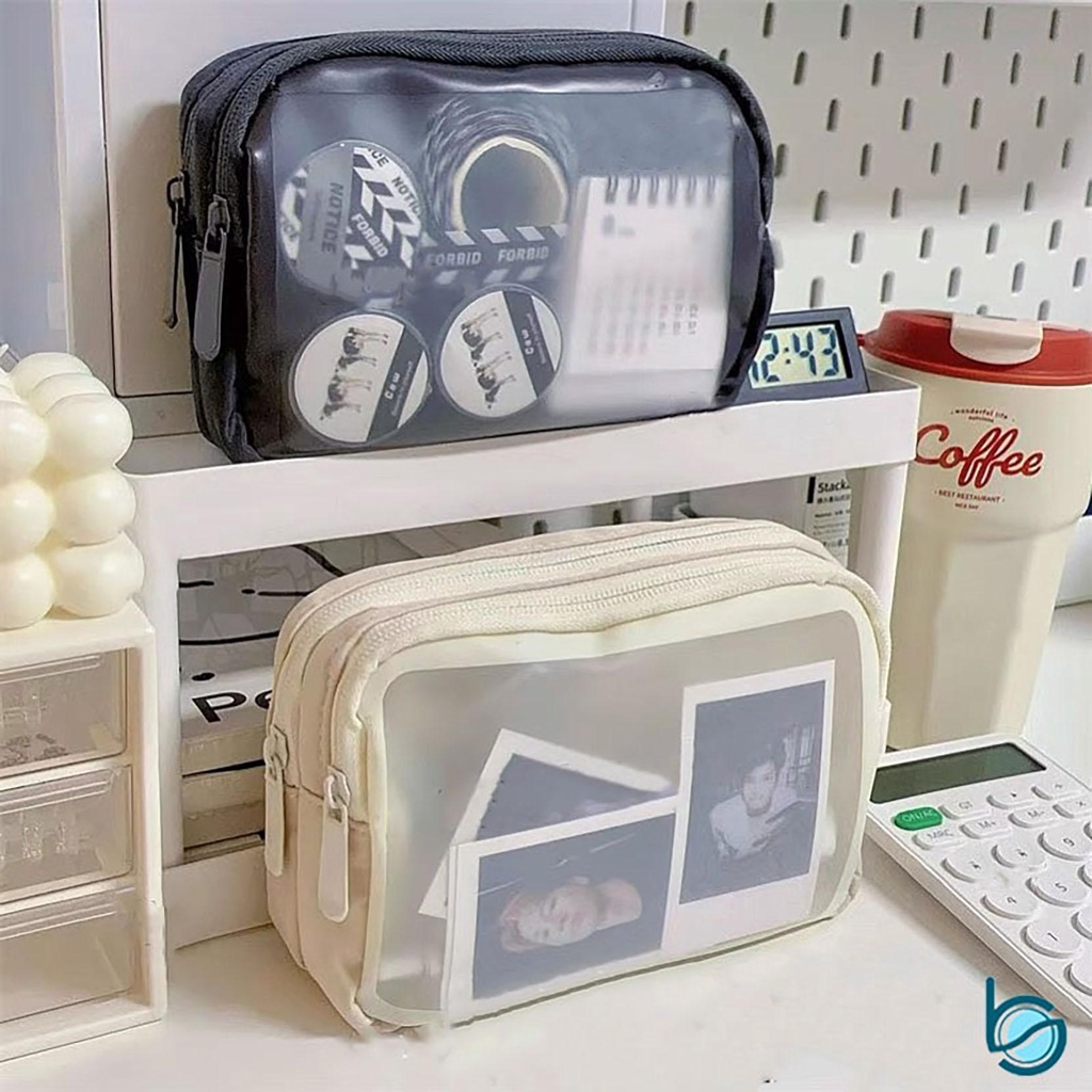 

Tempat Pensil Kapasitas Besar Model Sederhana/Large Capacity Pencil Case Simple Style - Best Stationary