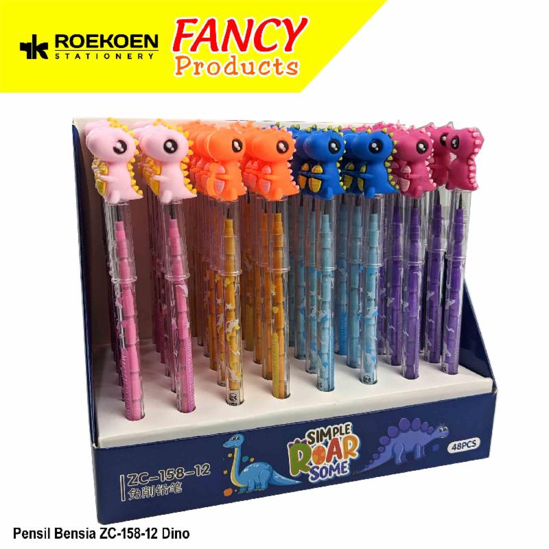 

Tanpa Merk Pensil Bensia ZC-158-12 Dino