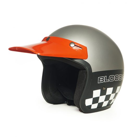 HELM MOTOR RETRO CLASSIC HELMET PRIA WANITA BLOODS INDUSTRIES | VELOCITY