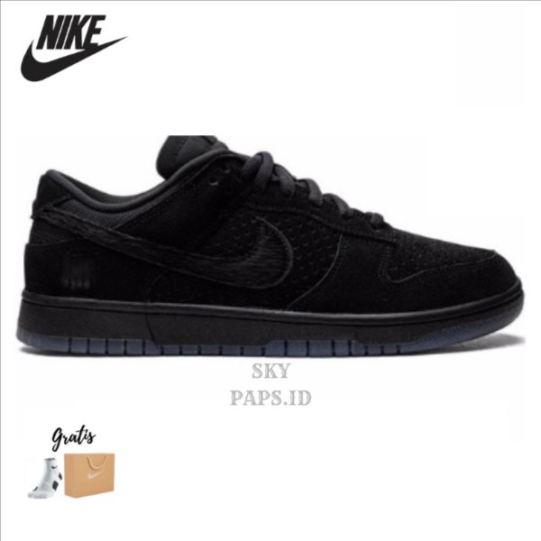 UNDEFEATED X NIKE SB DUNK LOW FULL BLACK - 39