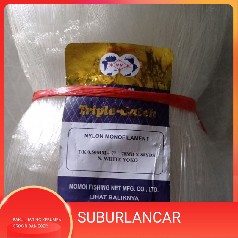 Jaring ikan Momoi 0.50 UKURAN TINGGAL PILIH Jaring pukat Jaring ikan senar pukat momoi pukat ikan ja