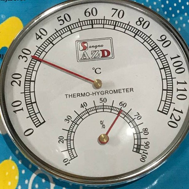 Part Termometer Teknik Thermometer Ruang Sauna Ruang Mesin  Silver Tyas Elektro