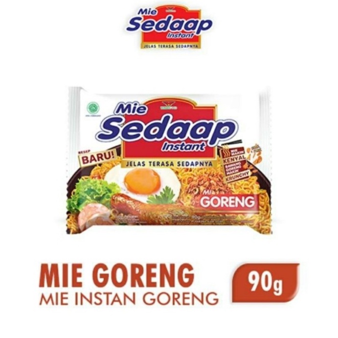 

SEDAAP MIE INSTAN GORENG 90 GRAM ORIGINAL