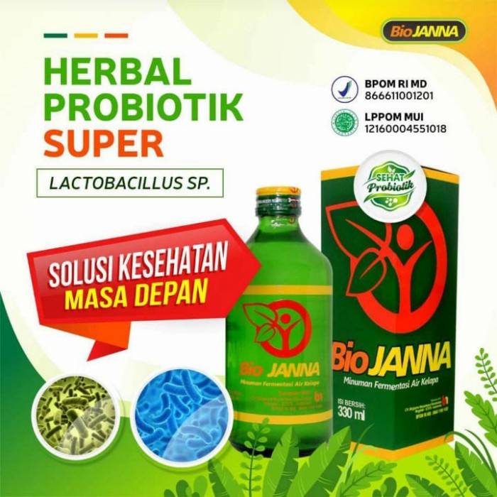

BioJANNA - Air Kelapa Muda + Probiotik + Madu