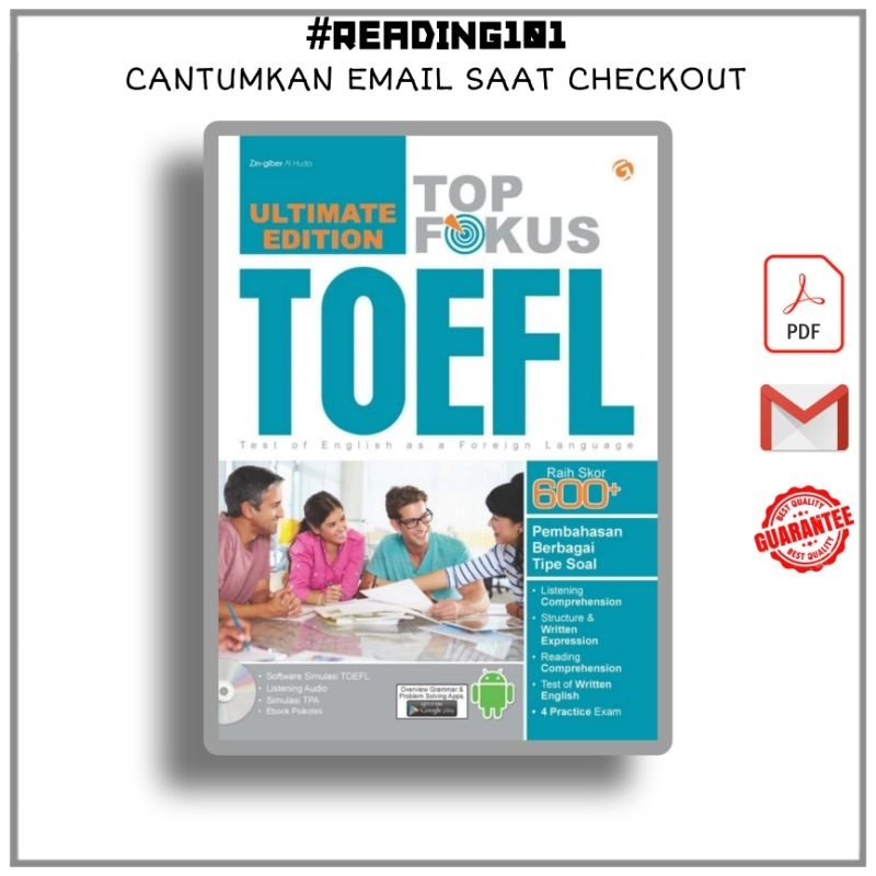 

[Indonesia] Top Fokus TOEFL Raih Skort 600+: Ultimate Edition