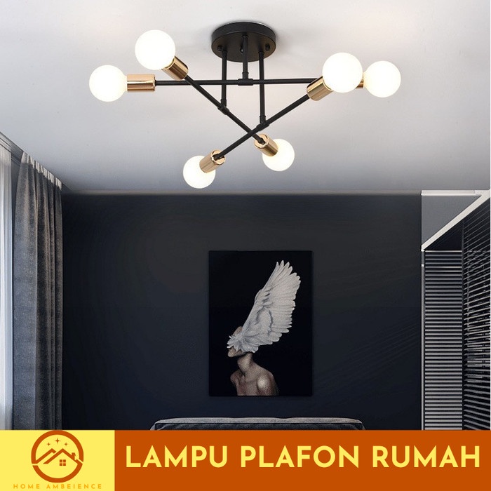 Lampu Atap Plafon Dekorasi Minimalis Bohlam Modern Atap Rumah