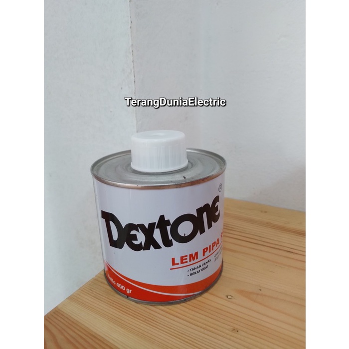 

LEM PIPA PRALON PVC DEXTONE KALENG 400gr ORIGINAL TERMURAH