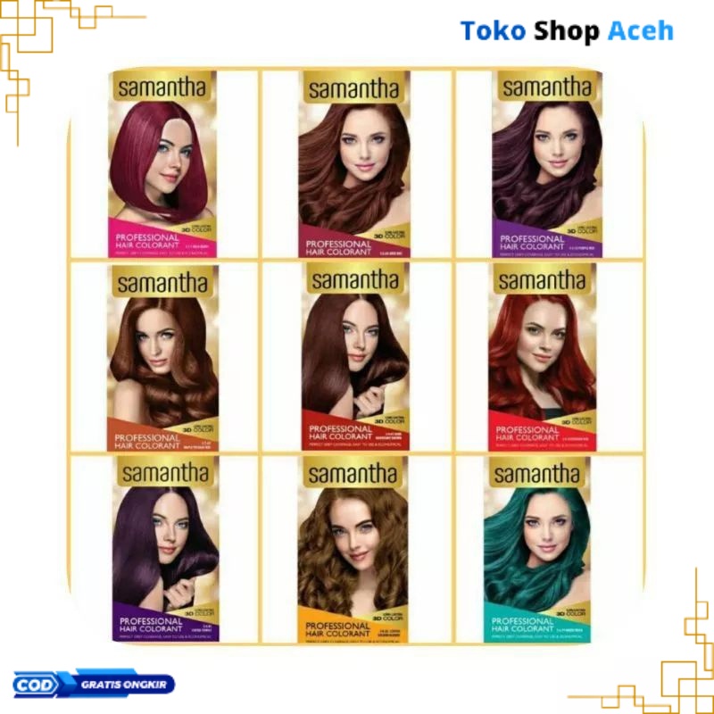 {S.A} Samantha Hair Colorant Box 25gr