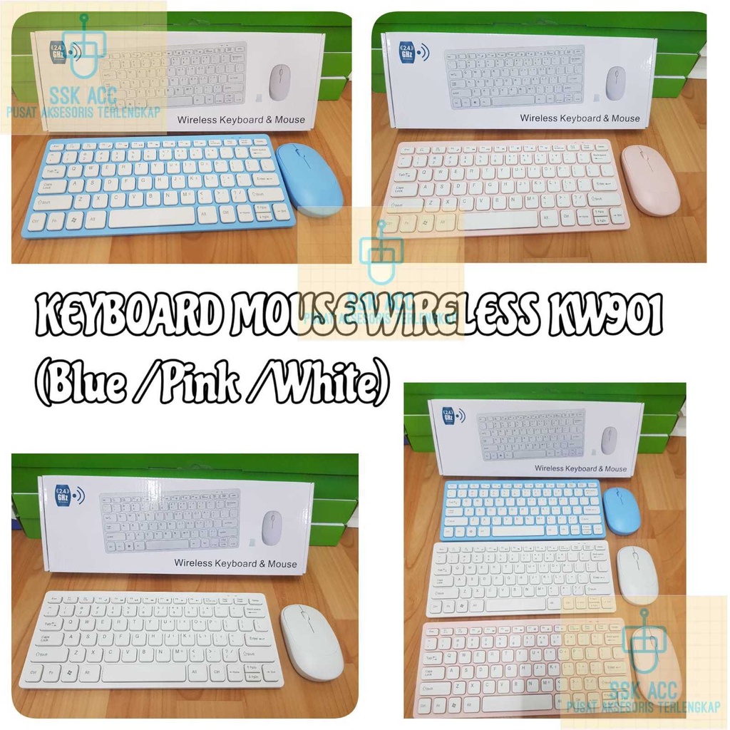 Wireless Keyboard Mouse Set | Keyboard mouse wireless KW901| Keyboard Wireless Mouse Wireless  2.4gh