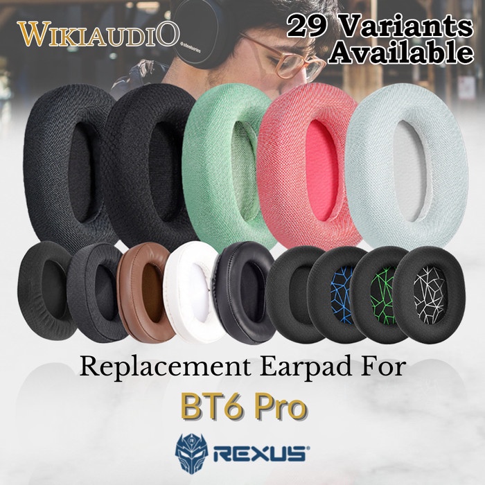 Earpad Ear Cushion Earcup Rexus BT6 Pro BT 6 BT6 Busa Foam Bantalan Pad