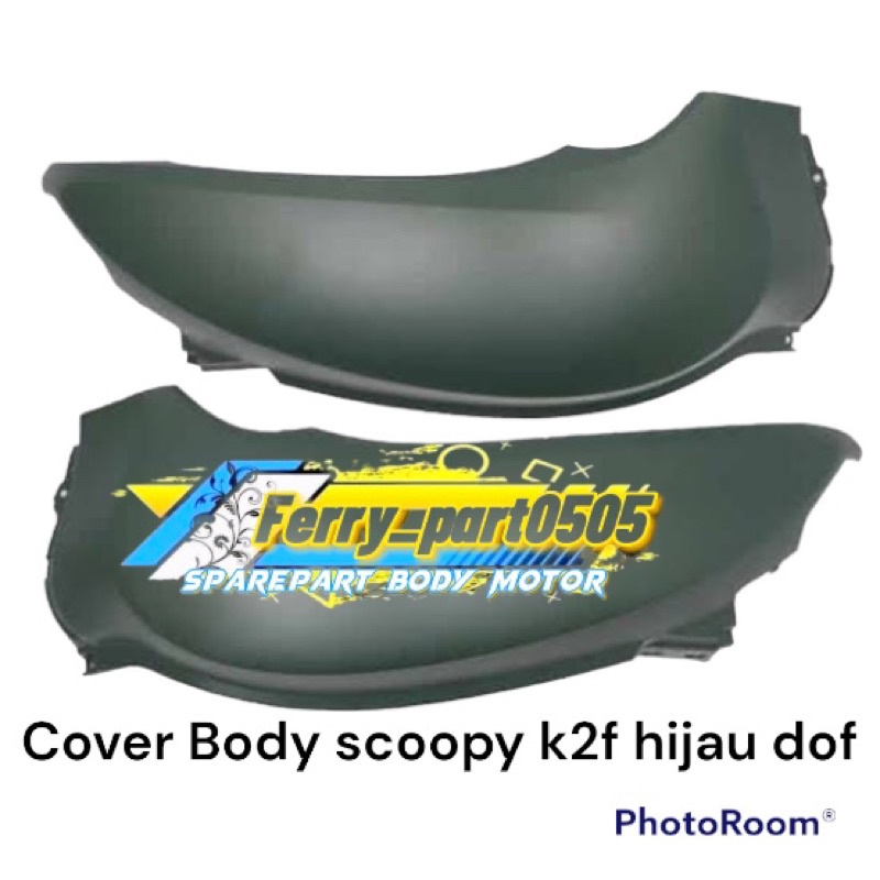 83500-K2F-N00YE Cover Body Kanan kiri Scoopy eSP K2F Prestige Green Hijau Dof
