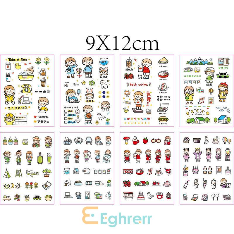 

✨EG-1 Lembar Stiker Motif Lucu/Sticker Momo Anti Air Kartun Pita Akun Tangan Ponsel Dekorasi Kecil Stiker Emoji Stiker Ekspresi Diary Diy Scrapbook-Eghrerr