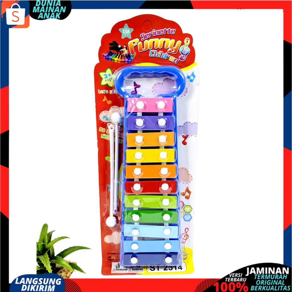 Mainan Anak Alat Music Musik Pukul xylophone Kulintang  KIDS XYLOPHONE / funny Gamblang Xilophone