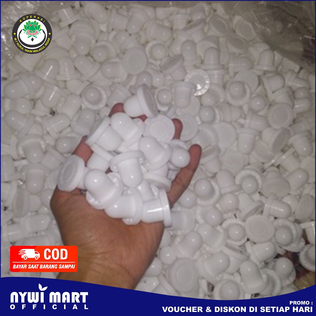 PAKET ISI 20 PCS Tutup Botol Jamu Kaca 1 Liter / Tutup Botol Bensin 1 Liter / Botol Minuman / Botol 