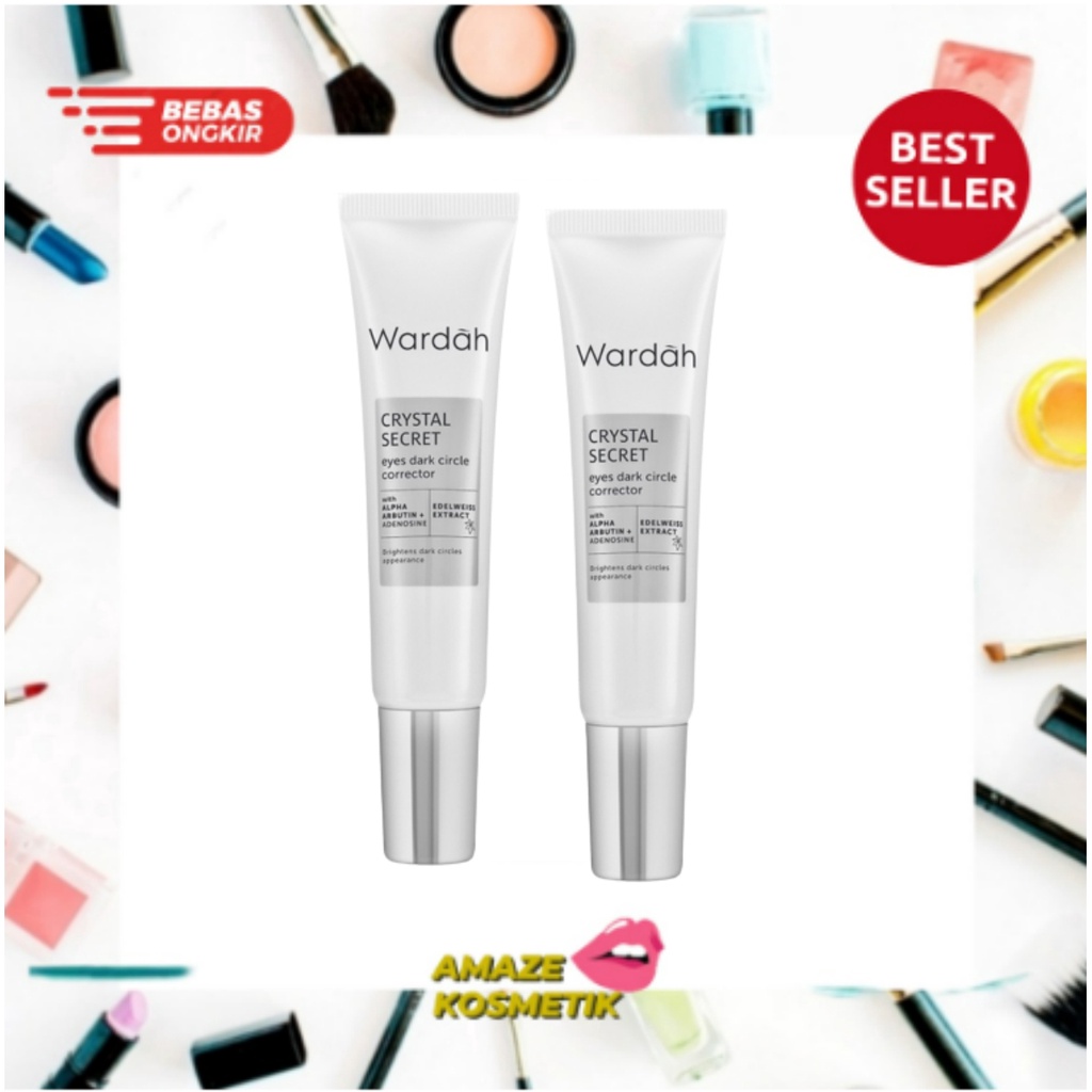 WARDAH Crystal Secret Eyes Dark Circle Corrector 10ml - Amaze_Kosmetik