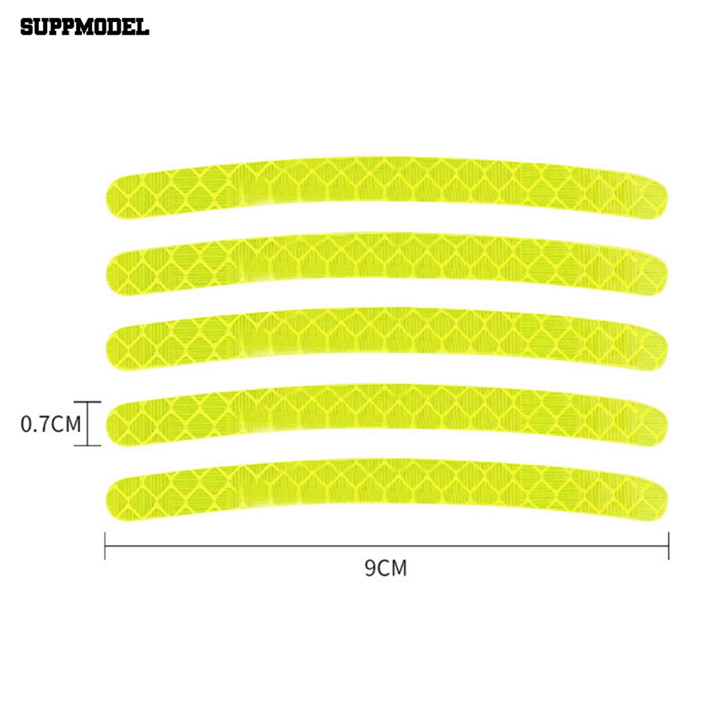 Suppmodel Stiker Mobil Nyaman Untuk Sepeda Motor Mobil Malam Mengemudi Safety Sticker Tipis