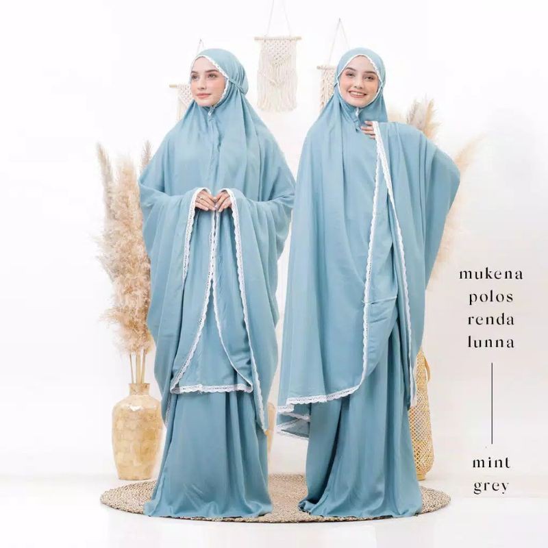 [New Arrival] Mukenah Lebaran Mukena Trevel Dewasa Sajadah Jumbo Polos Mukenah Travel Bahan Katun Ha