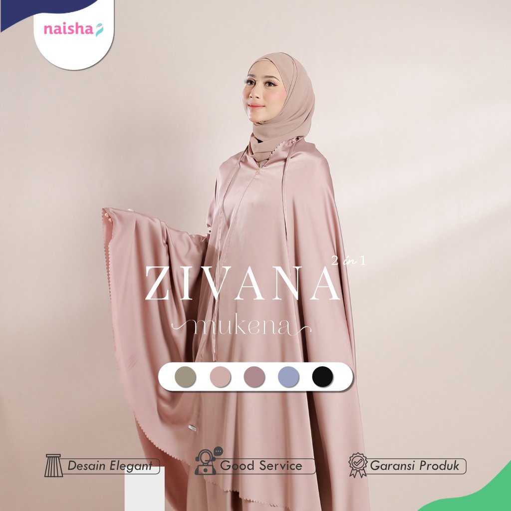 NAISHA OFFICIAL - Zivana Mukenah | Mukena Silk Mewah