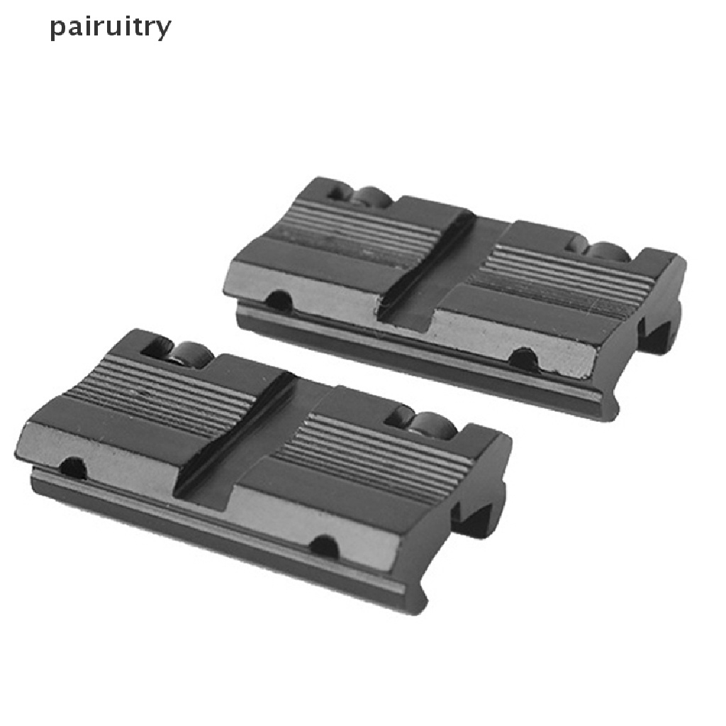 Prt 2Pcs Adapter Mount Base 11mm Dovetail 20mm Penenun Picany Rel PRT