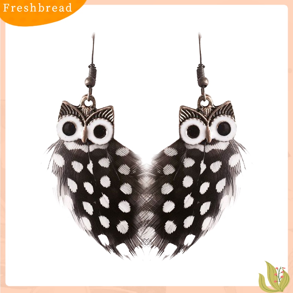 &lt; Freshbread &gt; 1pasang Anting Wanita Bentuk Hewan Lucu Alloy Anting Kait Warna-Warni Untuk Hadiah