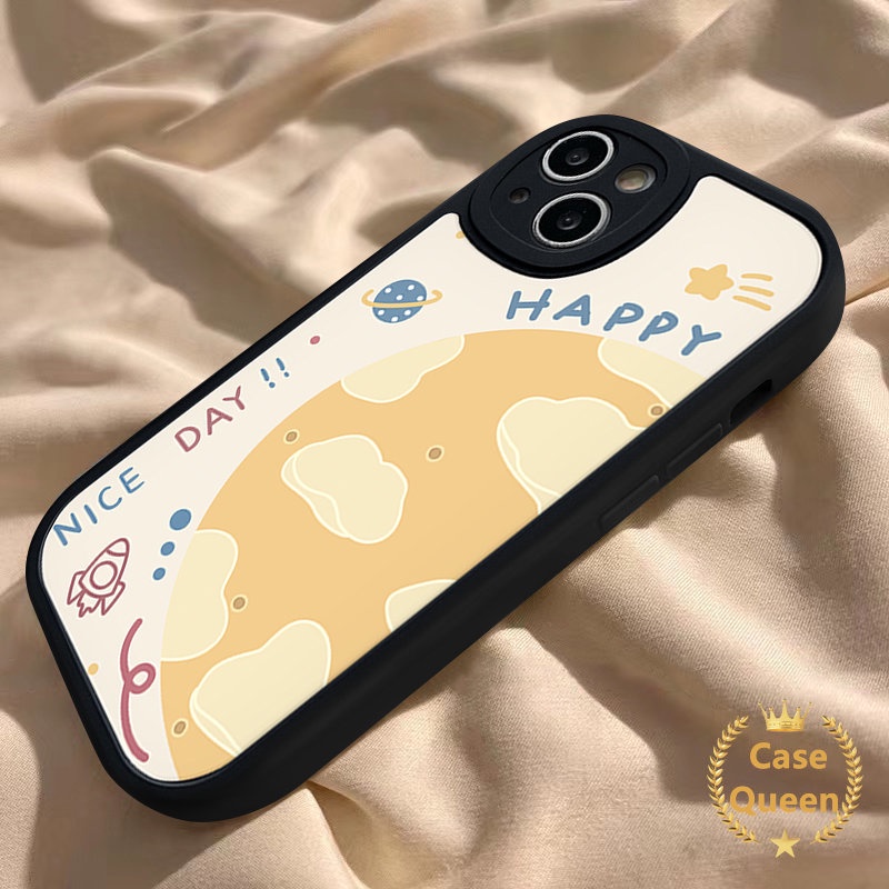 Happy Planet Space Luck Star Casing Infinix Hot 9 11 10 Play 11s 10s 10T Hot 10 Lite Note 8 Smart 5 6 Couples Soft TUP Cover