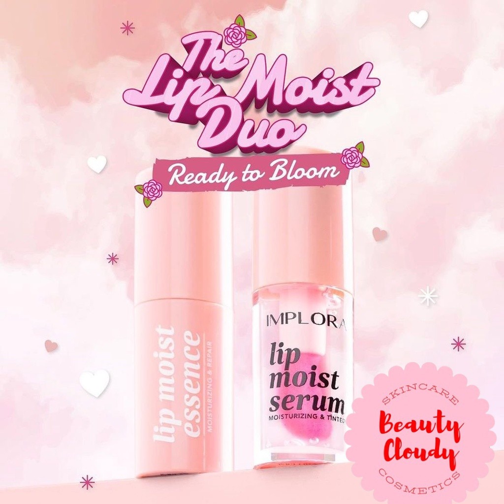 ❤️ Cloudy ❤️ IMPLORA Lip Moist Serum | Lip Moist Essence - Pelembab Bibir