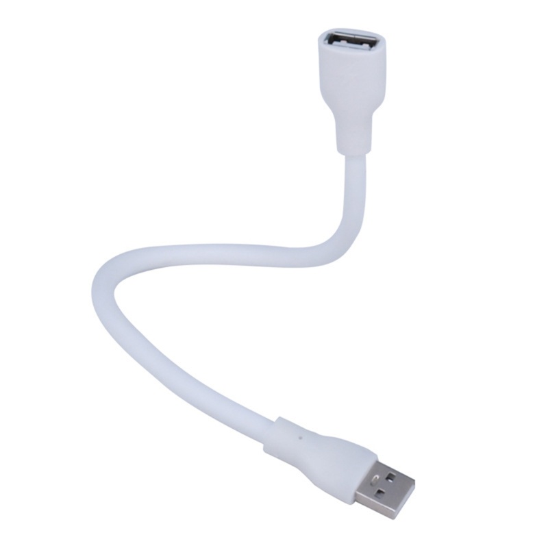 Zzz Kabel USB Extension Kabel Lampu USB Soft Metal Hose Wire Kabel Panjang 29cm