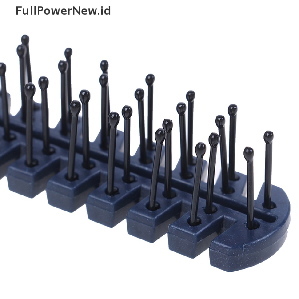 Power Plastik Double Headed Toothed Women Travel Lipat DIY Sikat Sisir Kecantikan Rambut ID